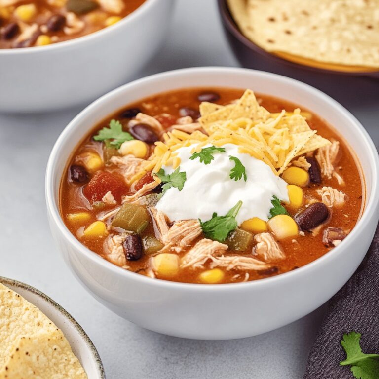 7 Can Chicken Taco Soup Recipe