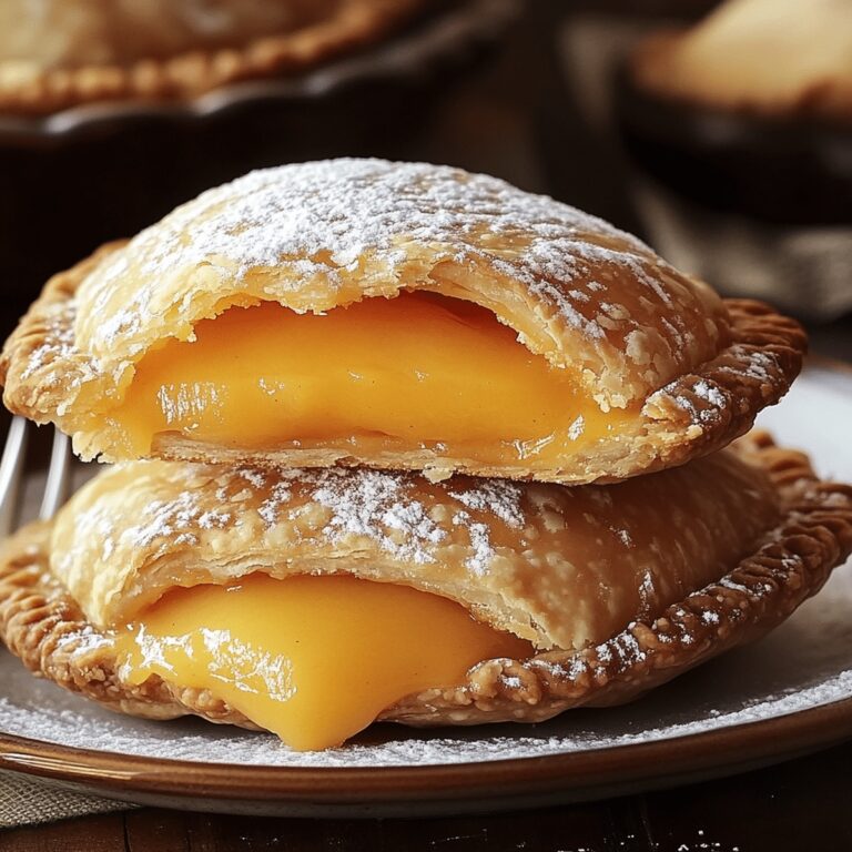 Golden Fried Peach Pies Recipe