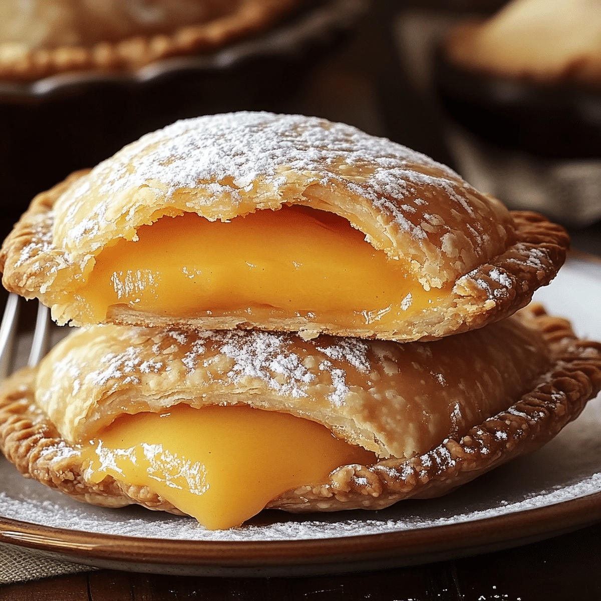 Golden Fried Peach Pies Recipe