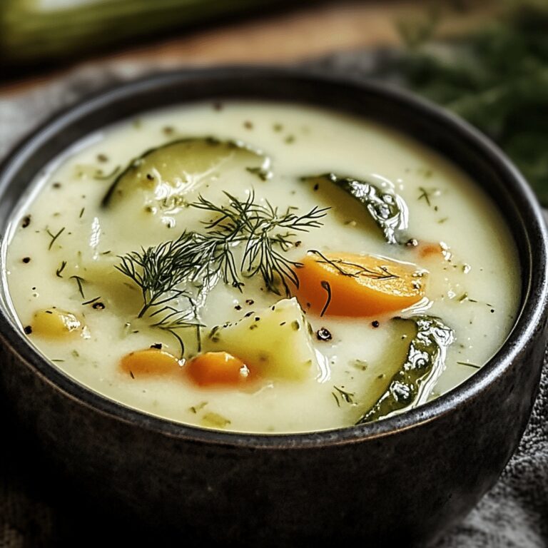 Creamy Dill Pickle Soup Recipe