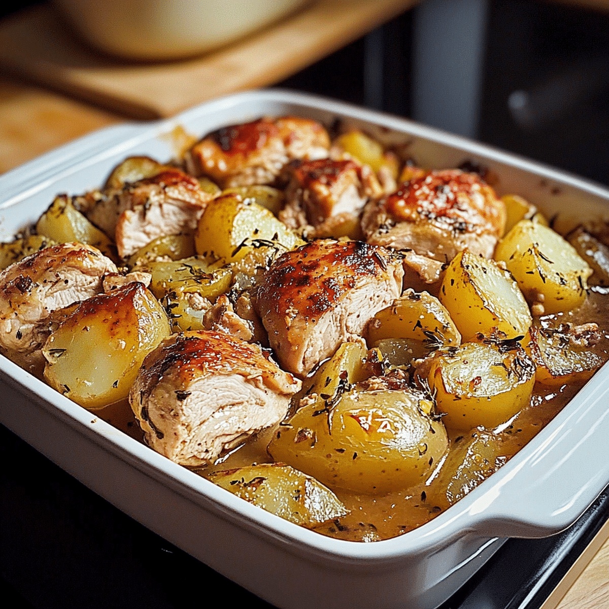 Chicken And Potato Bake Recipe
