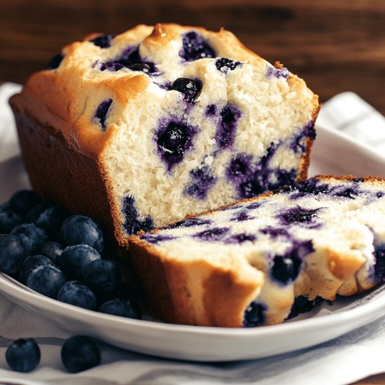 Moist Blueberry Cream Cheese Bread Recipe