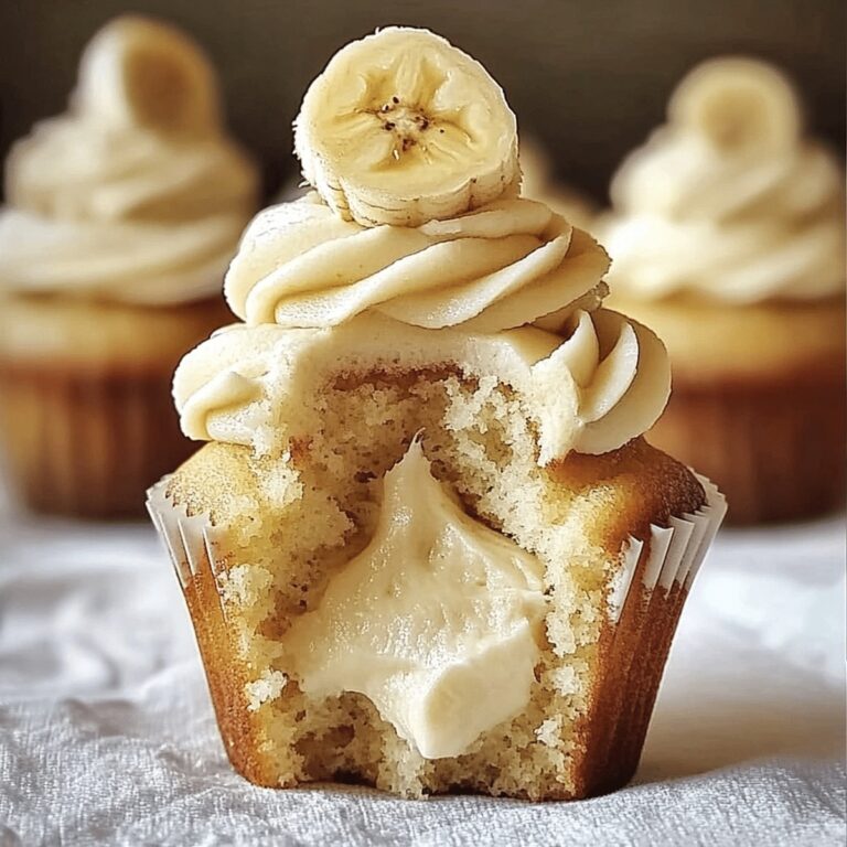 Fluffy Banana Cream Cheese Cupcakes Recipe