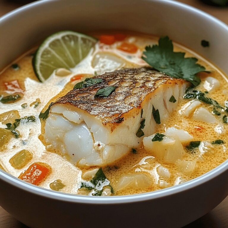 Coconut Lime Fish Soup Recipe