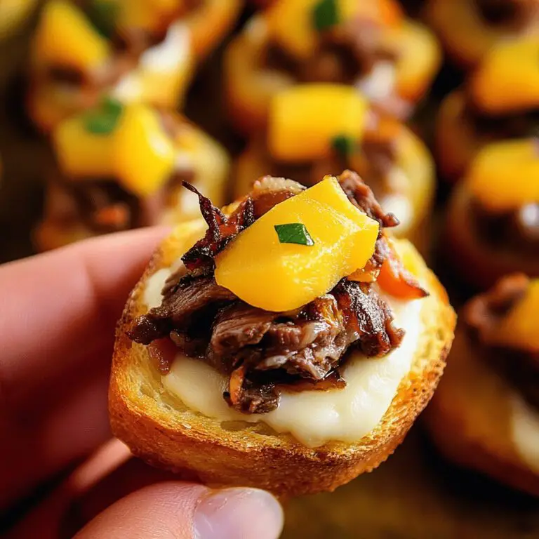 Rustic Italian Beef Crostini Recipe
