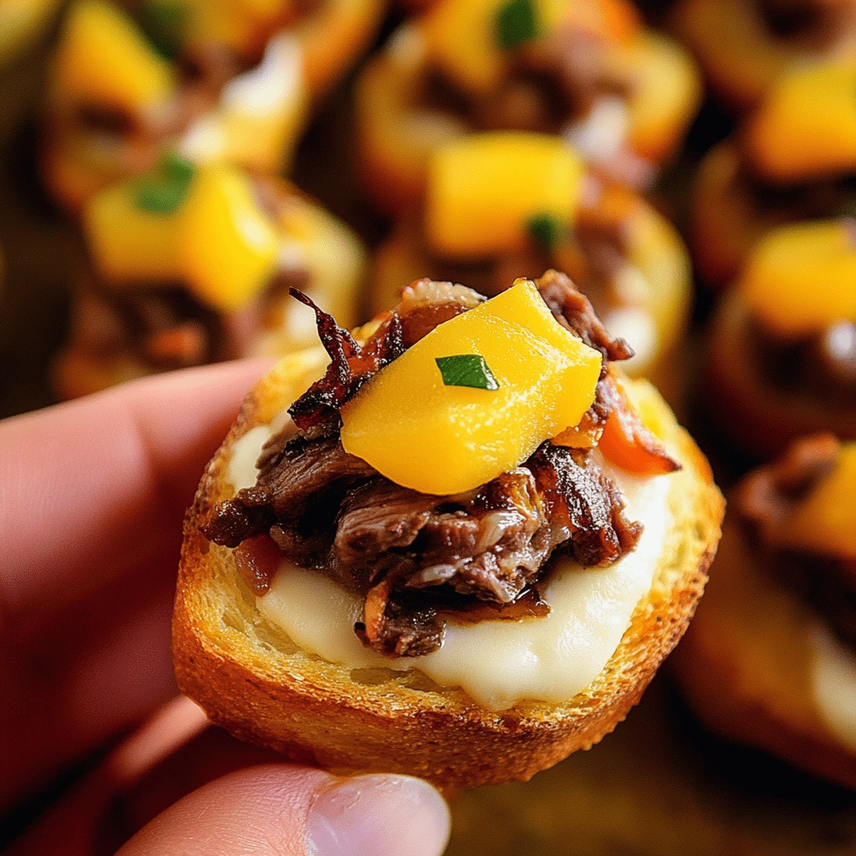 Rustic Italian Beef Crostini Recipe