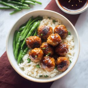 Tangy Asian Chicken Meatballs Recipe