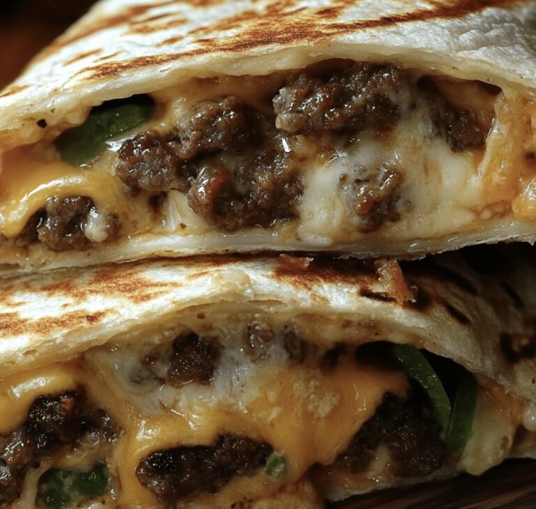 Sizzling Cheeseburger Wraps Recipe