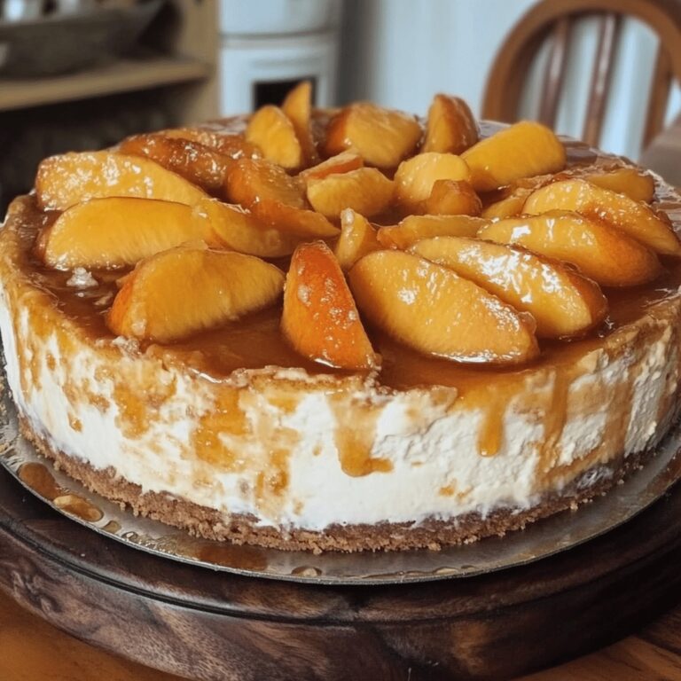 Peach Cobbler Cheesecake Recipe