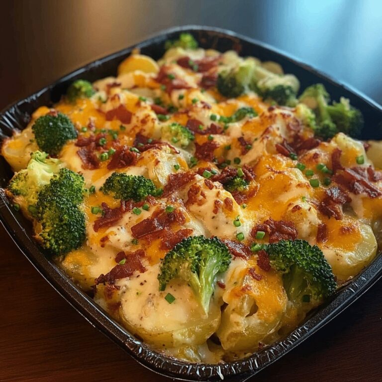 Loaded Broccoli Potato Pan Recipe