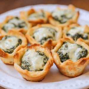 Crispy Spinach Dip Bites Recipe