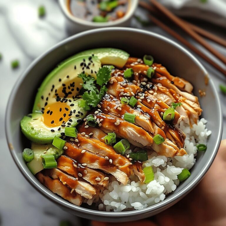 Easy Asian Chicken Rice Bowl Recipe