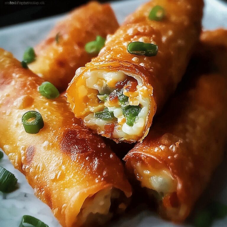Crispy Bacon Jalapeno Popper Egg Rolls Recipe