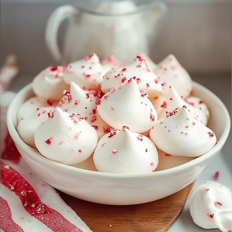 Peppermint Meringues Recipe