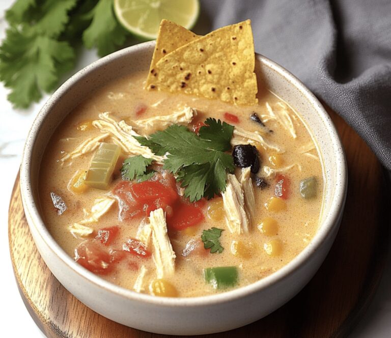 Creamy Chicken Tortilla Soup Recipe