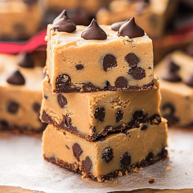 Sinful Peanut Butter Cookie Dough Bars Recipe