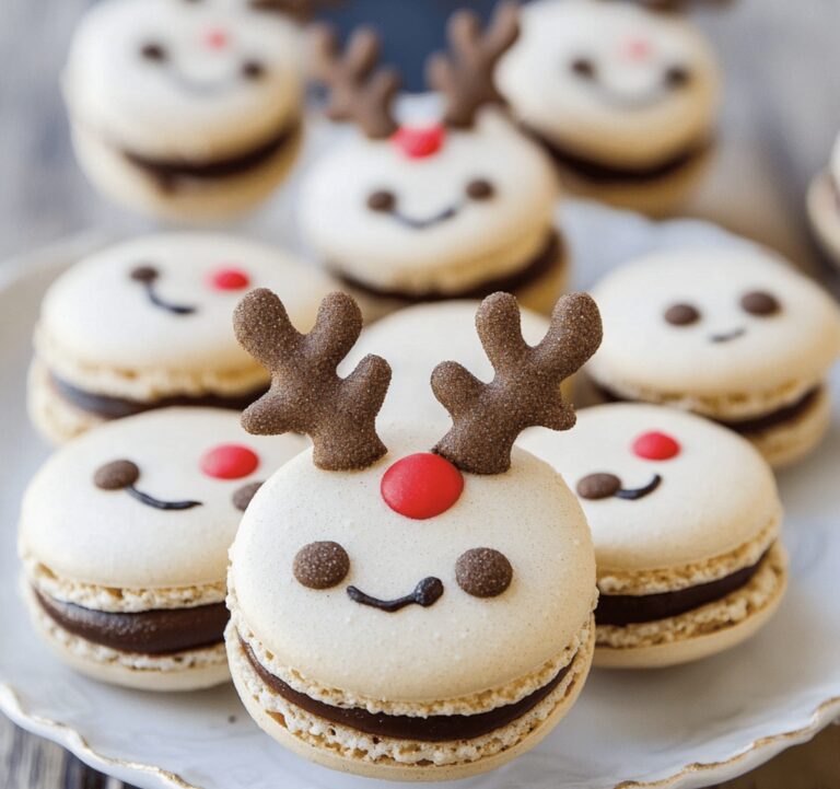 Whimsical Reindeer Macarons Recipe