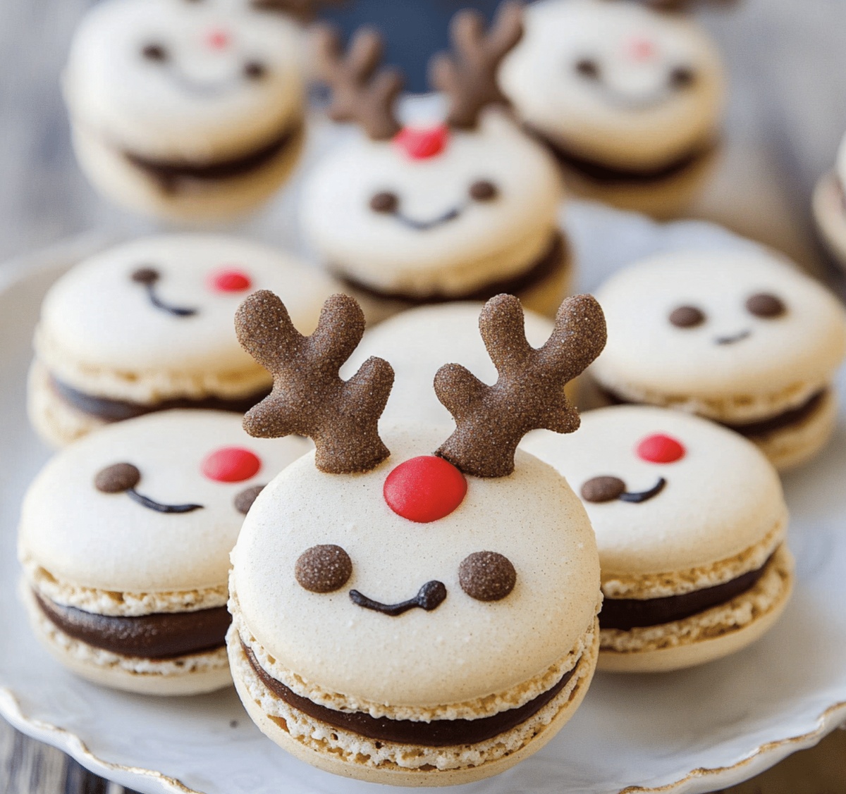 Whimsical Reindeer Macarons Recipe