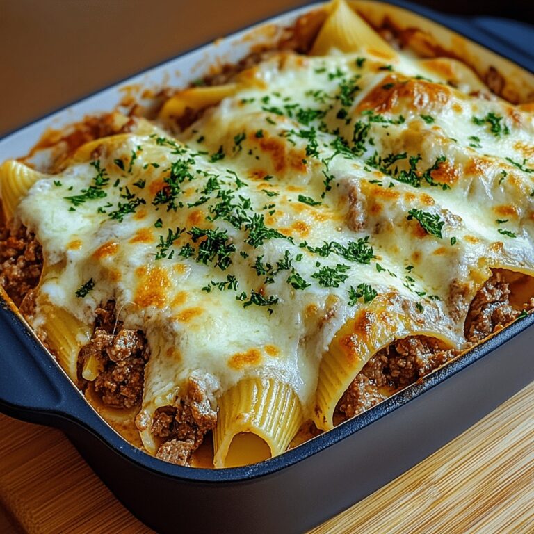 Creamy Ricotta Beef Stuffed Shells Pasta Recipe