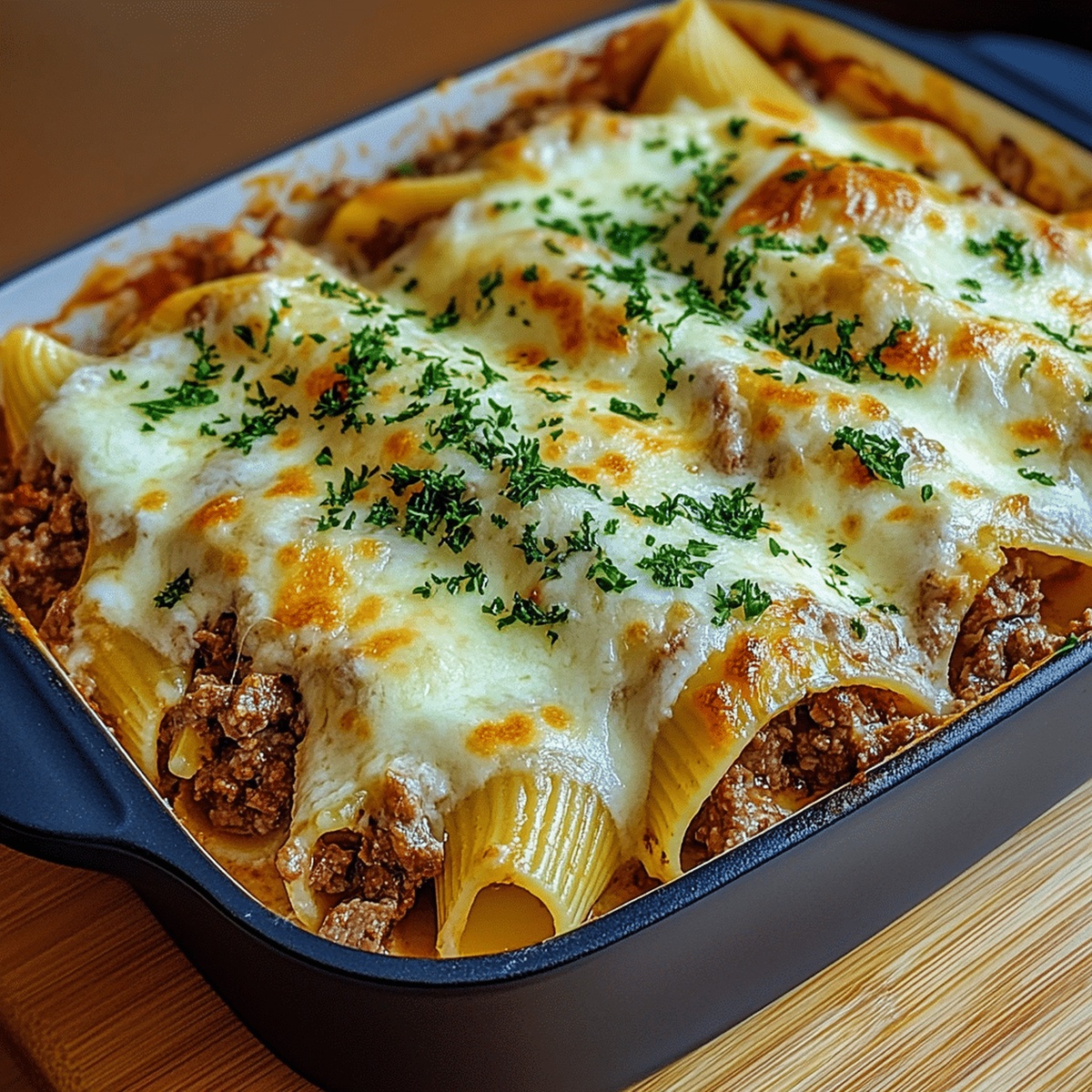 Creamy Ricotta Beef Stuffed Shells Pasta Recipe