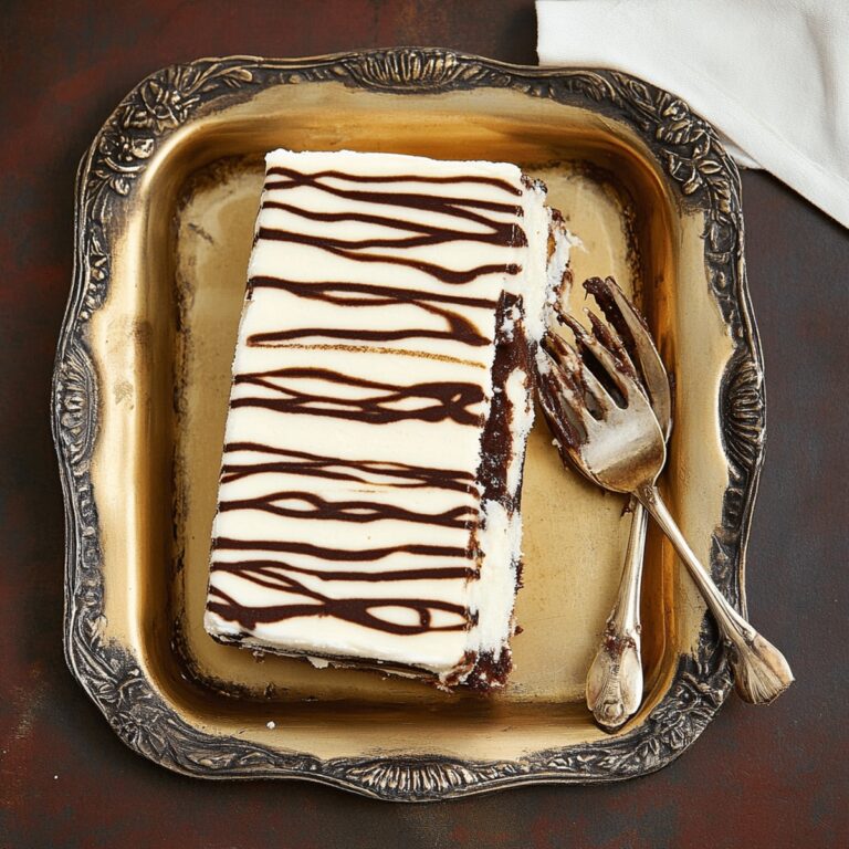 Elegant Zebra Semifreddo Recipe