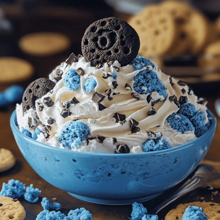Dreamy Cookie Monster Fluff Recipe