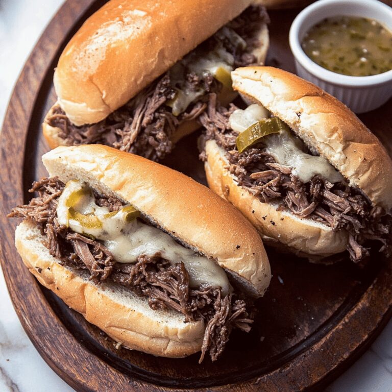 Tender Crock Pot Italian Beef Sandwiches Recipe