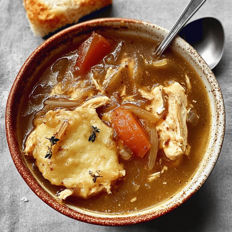 Hearty French Onion Chicken Soup Recipe