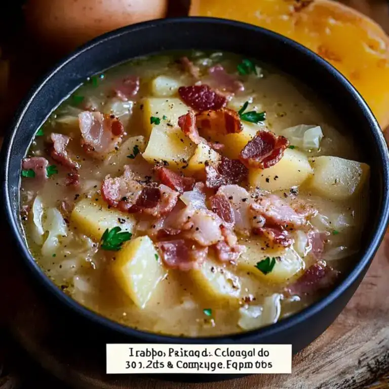 Irish Bacon Cabbage And Potato Soup Recipe