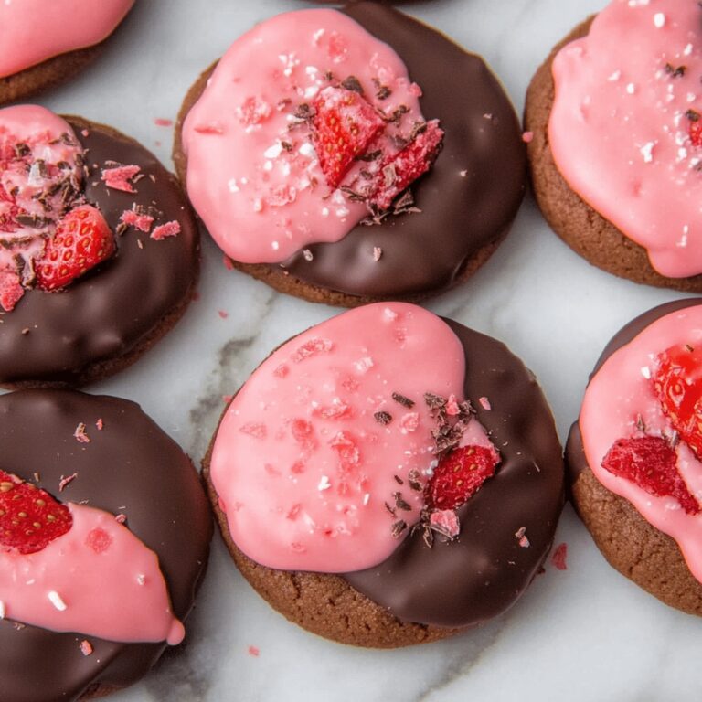 Elegant Chocolate Covered Strawberry Cookies Recipe