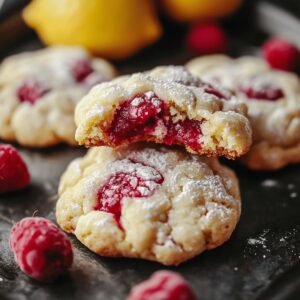 Lemon Raspberry Cookies Recipe