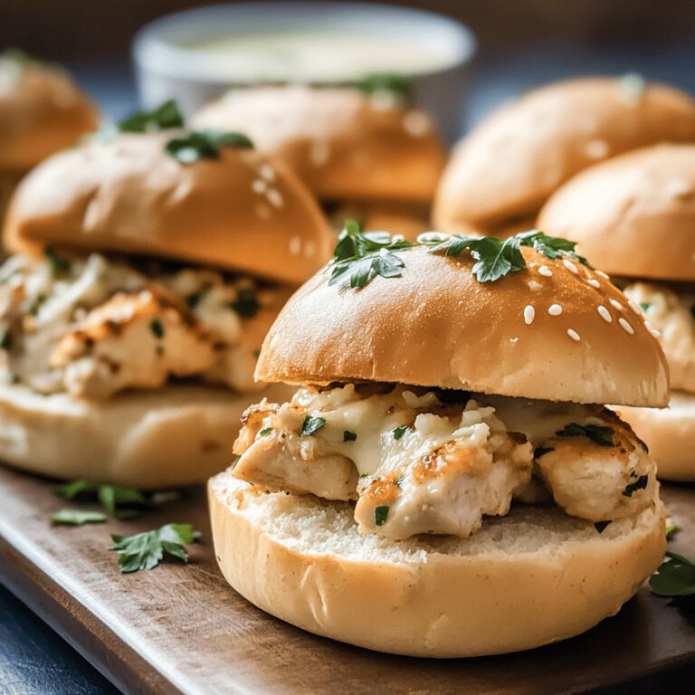 Garlic Parmesan Chicken Sliders On Hawaiian Rolls Recipe