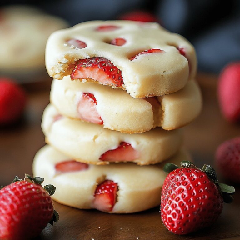 Strawberry Shortbread Cookies Recipe
