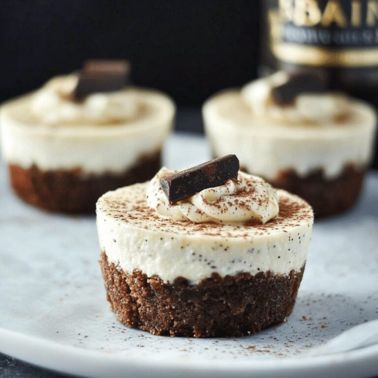 Boozy Baileys Mini Cheesecakes Recipe