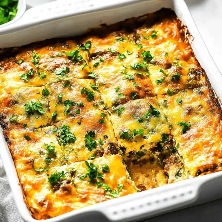 Hearty Keto Breakfast Casserole Recipe