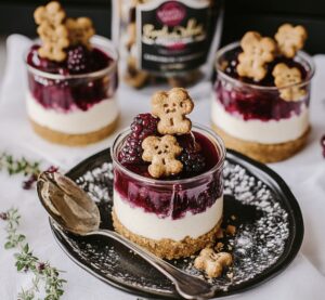 Festive White Chocolate Cheesecakes With Mulled Wine Fruit Recipe