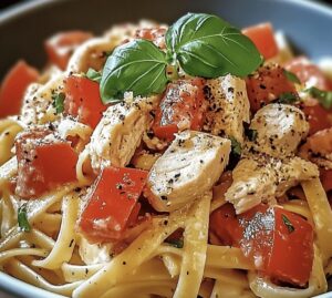 Bruschetta Chicken Pasta Recipe