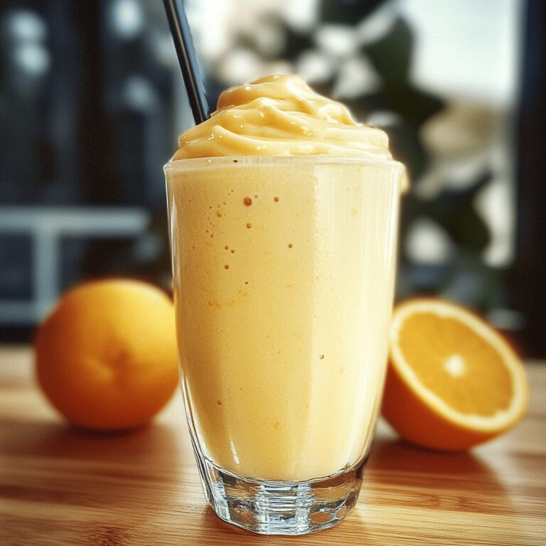 Frosty Orange Julius Smoothie Recipe