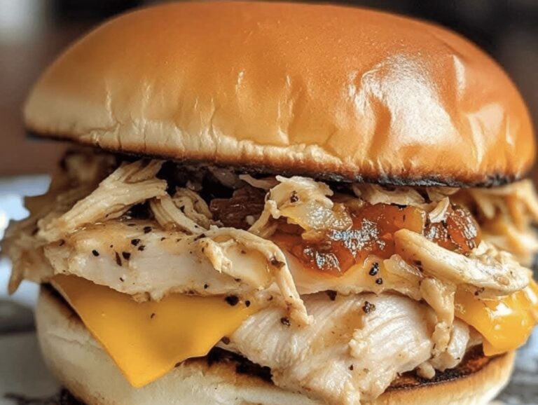 Tender Crock Pot Ranch Chicken Sandwiches Recipe