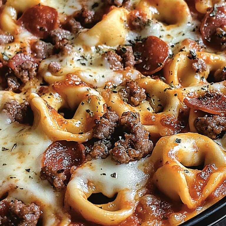 Meat Lovers Pizza Tortellini Recipe