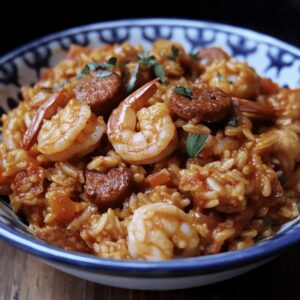 Spicy Shrimp And Sausage Jambalaya Recipe