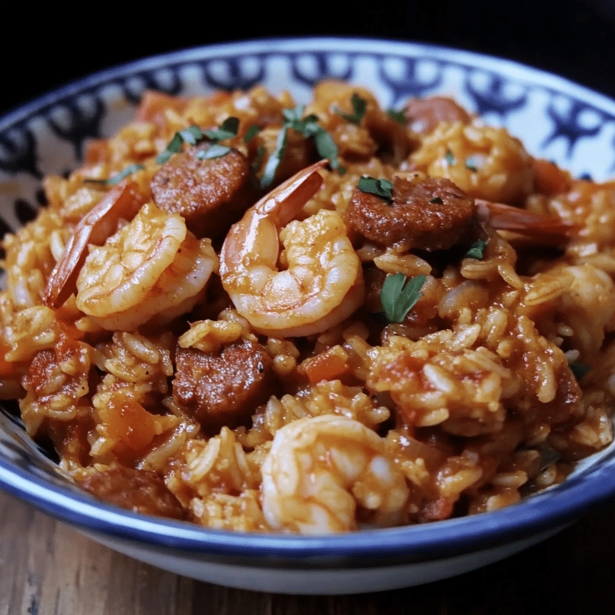 Spicy Shrimp And Sausage Jambalaya Recipe