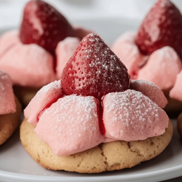 Velvety Strawberry Kiss Cookies Recipe