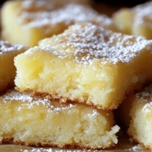 2 Ingredient Lemon Cake Bars Recipe
