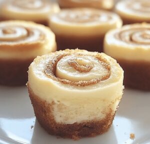 Dreamy Mini Cinnamon Roll Cheesecakes Recipe