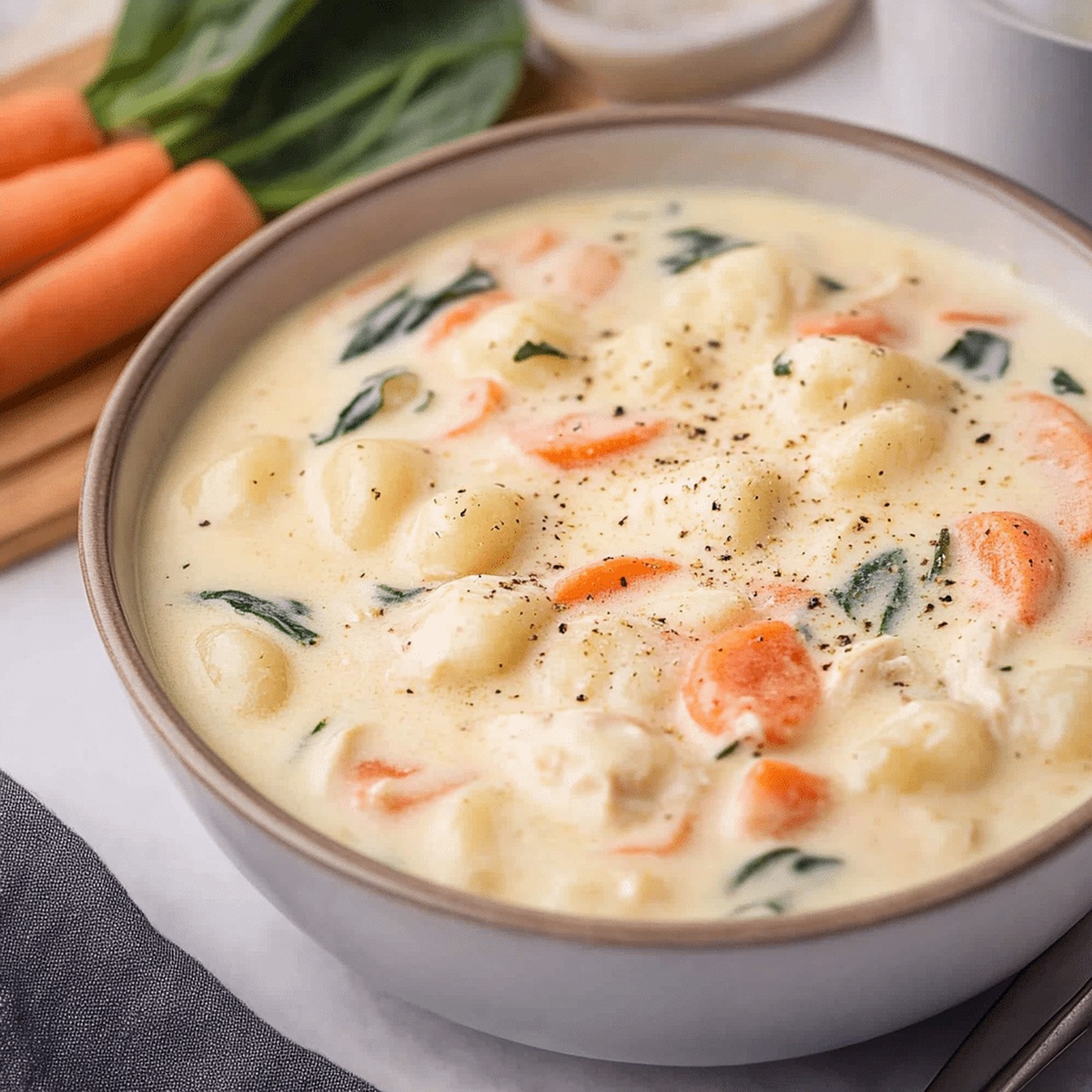 Hearty Chicken Gnocchi Soup Recipe