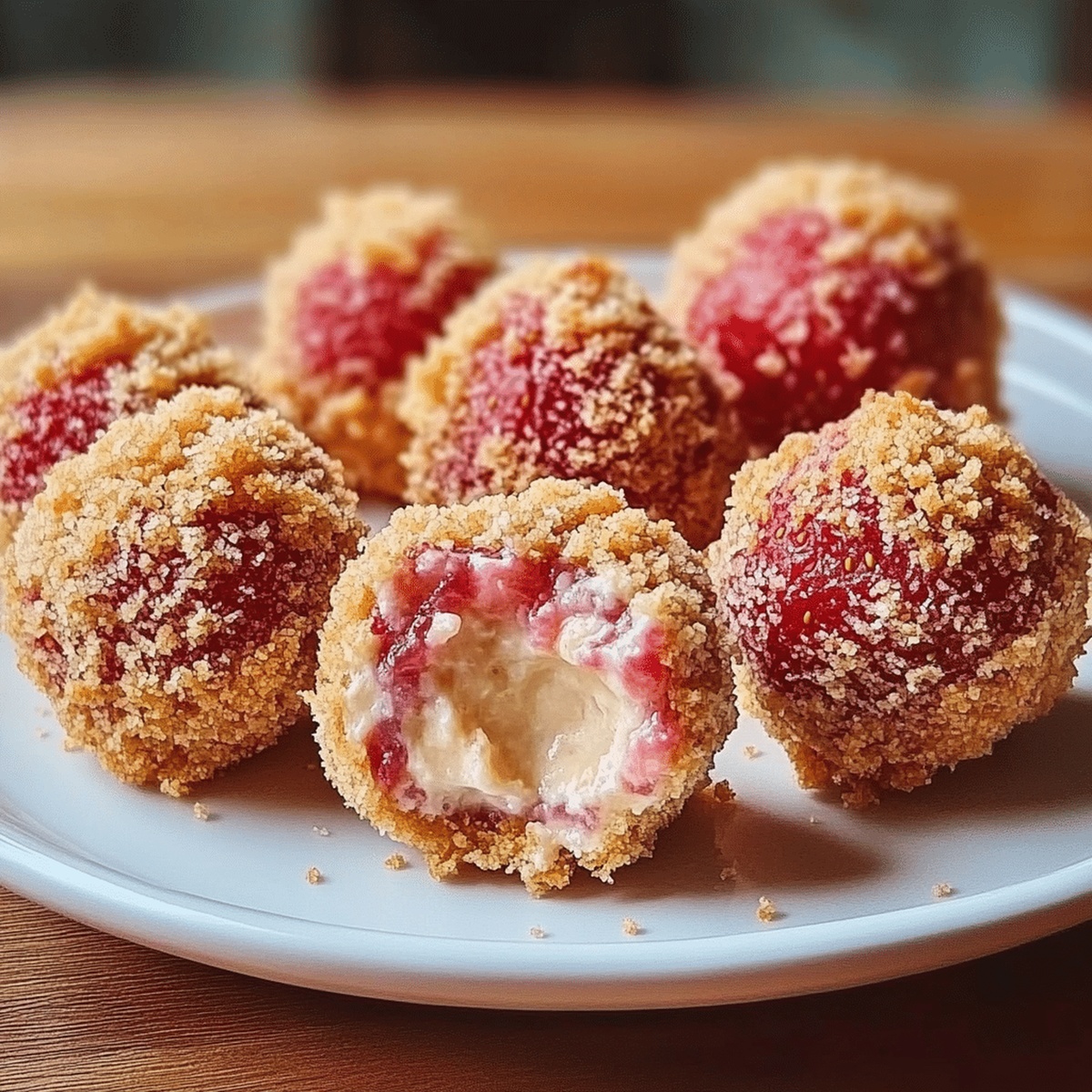 Strawberry Cheesecake Crunch Bites Recipe