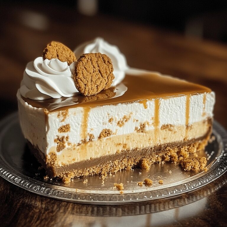 Biscoff Caramel Cookie Butter Cheesecake Recipe