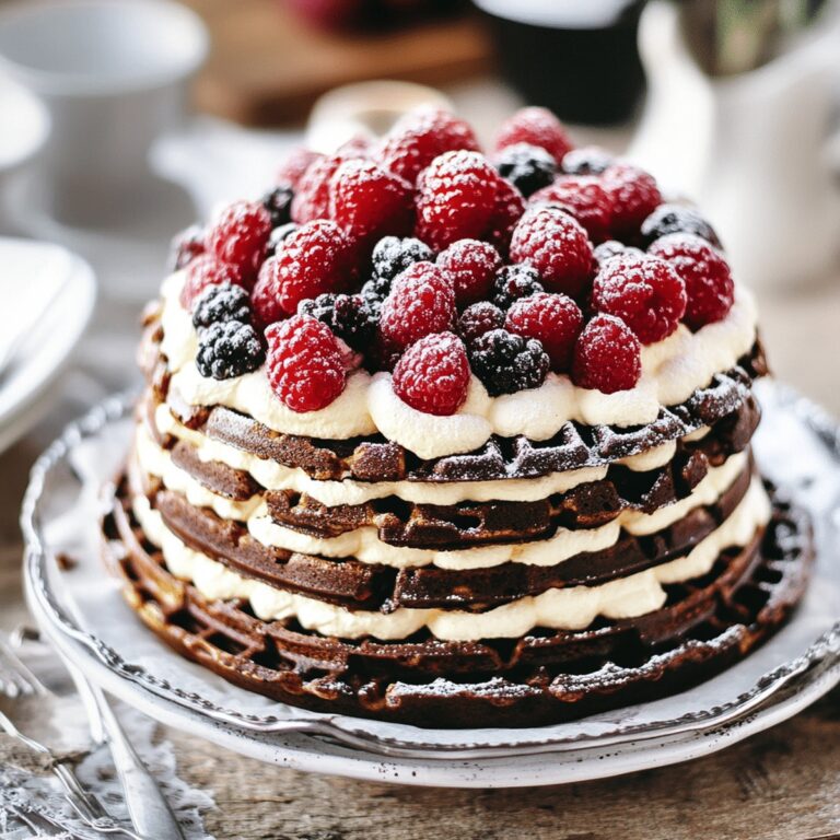 Waffle Cake Recipe