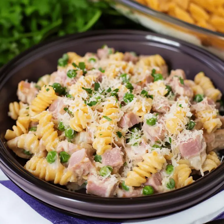 Cheesy Ham Tetrazzini Recipe